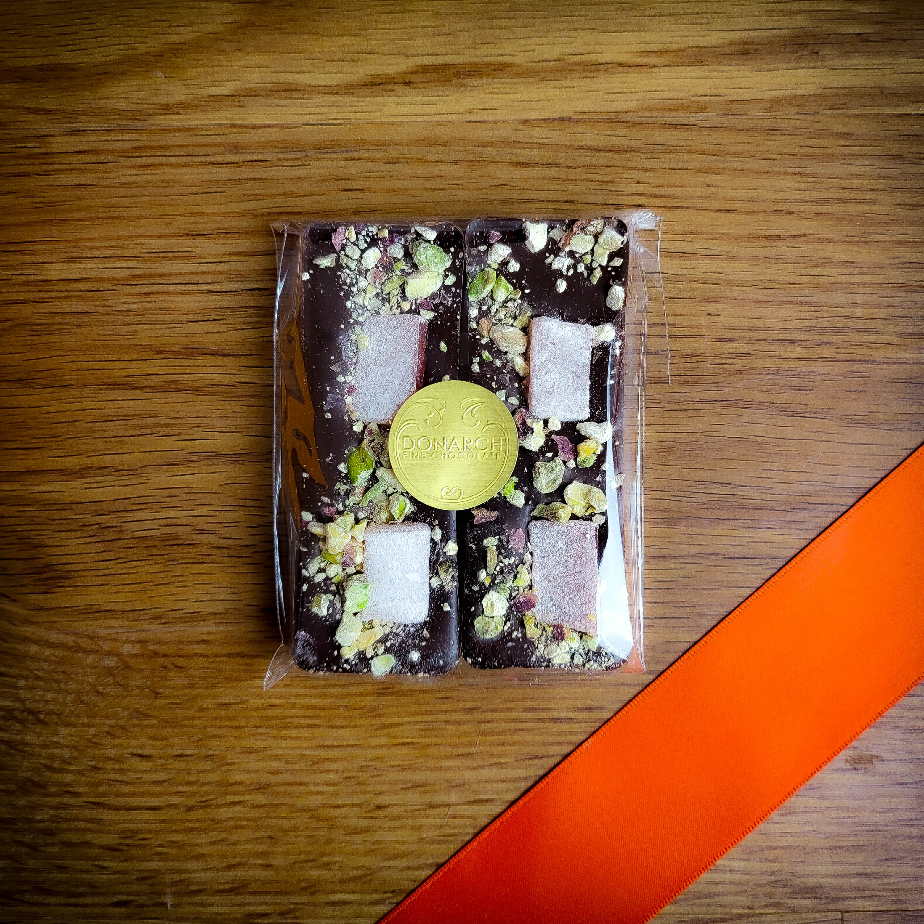 Dark Turkish & Pistachio Duo Bar