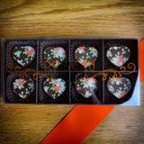 8 Piece Gift Pack - Dark Floral Heart