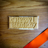 Happy Birthday Bar - White Caramel