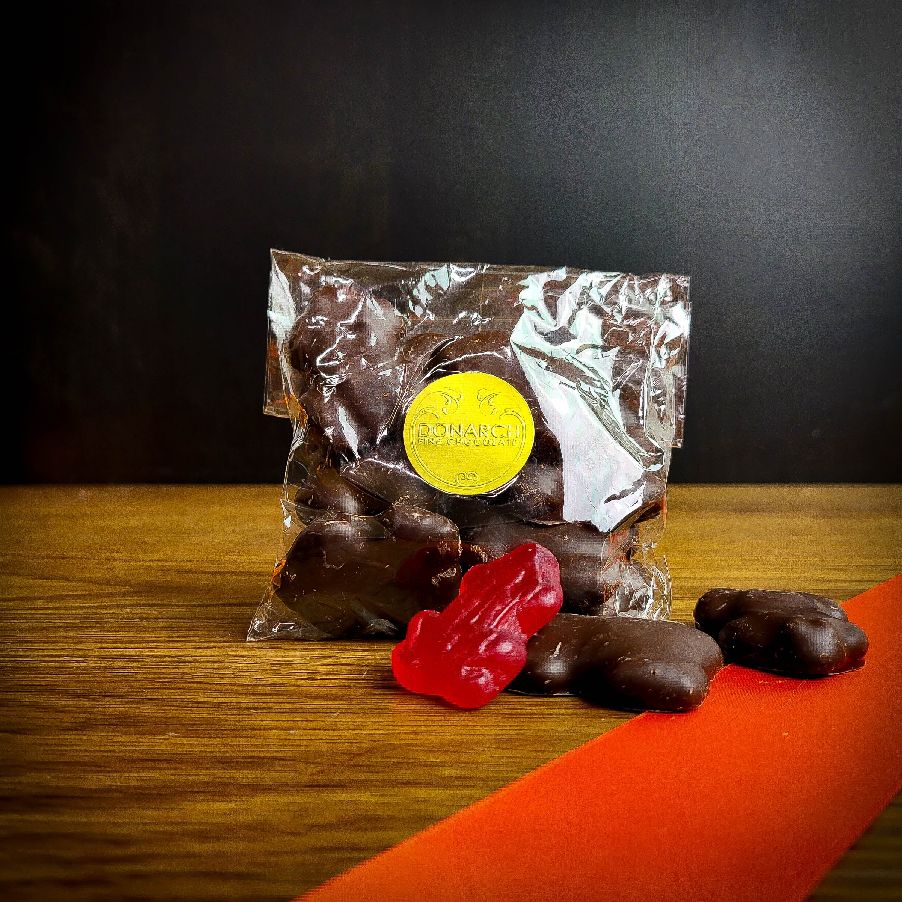 Raspberry Frogs Choc Coated - Dark Choc